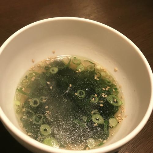 裙帶菜湯