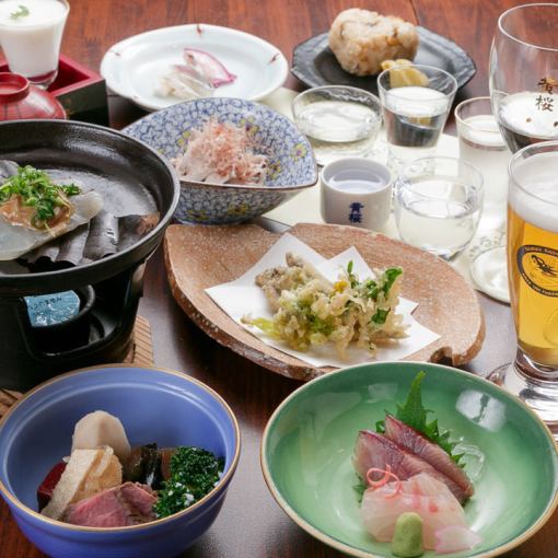 Limited to 10 groups ☆ - 10 items - Sake pairing set - "Sakagura Kaiseki" Enjoy the combinations recommended by sake professionals