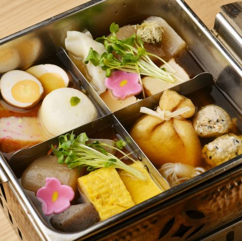 10 types of assorted oden to eat in an oden pot