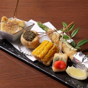 串揚げ盛り合わせ5種