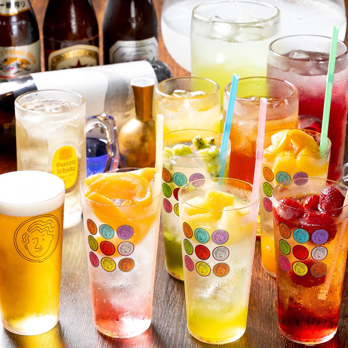 1,500日元2小時無限暢飲★還有時尚飲品！