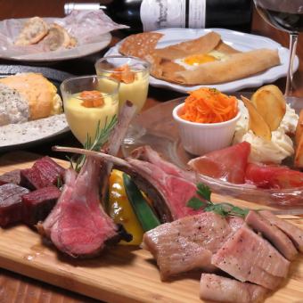 ≪お料理のみ≫肉盛りコース◆ちょっぴり贅沢にお食事を楽しみたい方へ★　4840円(税込)