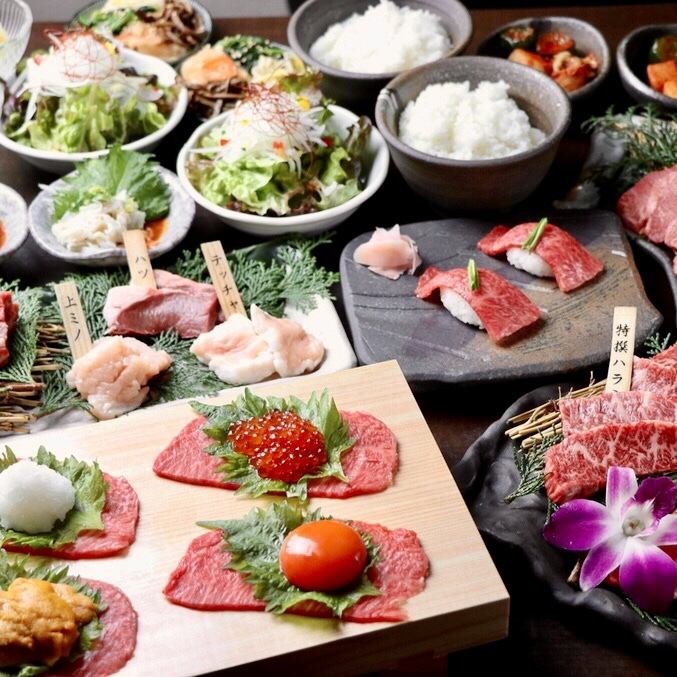 A 5-minute walk from Umeda Station ★ A yakiniku restaurant that specializes in "A5 Japanese black cows" that are directly managed by meat wholesalers