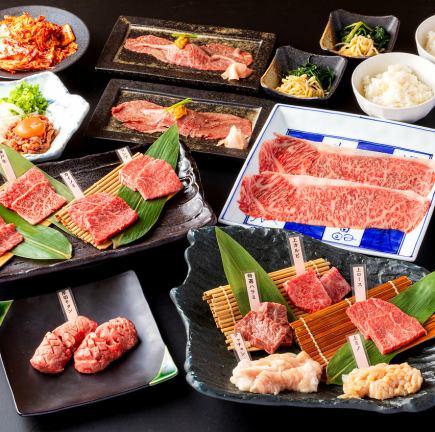 For corporate banquets and anniversaries, [Ushi Jiro Premium Course] 18 dishes including loin sea urchin sushi and Kobe beef, all-you-can-drink included