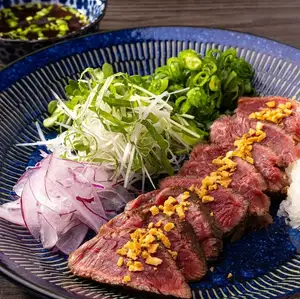 ハラミのローストビーフ風~薬味香るおろしポン酢~