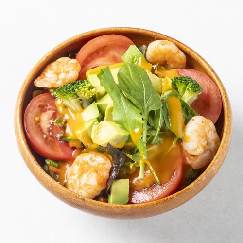 Shrimp and avocado salad