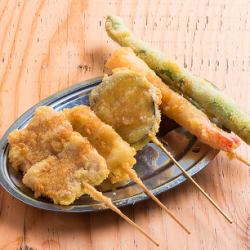 串カツ盛合せ［5本］