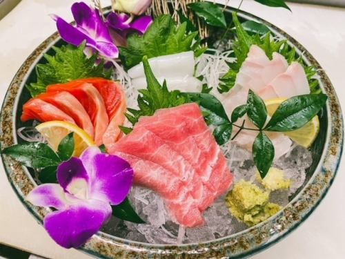 Assortment of 4 sashimi
