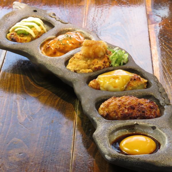 [Order rate of 90%] Tsukune platter 1,078 yen (tax included) Makoya's popular product, if you can't decide, try this first!