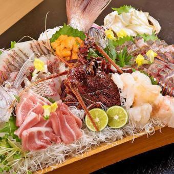 【ゆったり3h】 雅コース/全種飲放/牡蠣・伊勢海老・タラバ・海老or牛タンしゃぶ 全10品10,000円