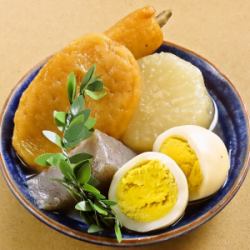 為關東煮挑選了7種食材。