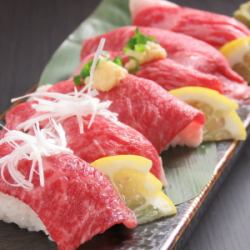 白老牛肉壽司