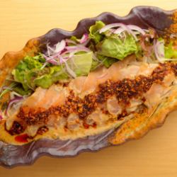 三文魚生牛肉片