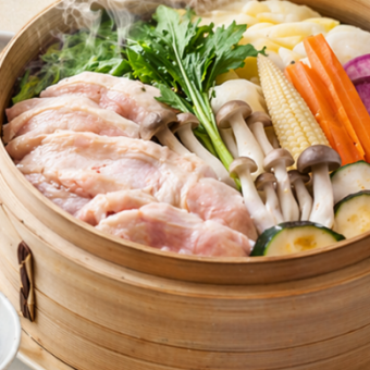 【3h飲み放題】【おでん食べ放題】全8品　もつ鍋、サーモン付き『得コース』 ￥3500