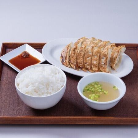 はちまん餃子 餃子ダブル定食 12粒