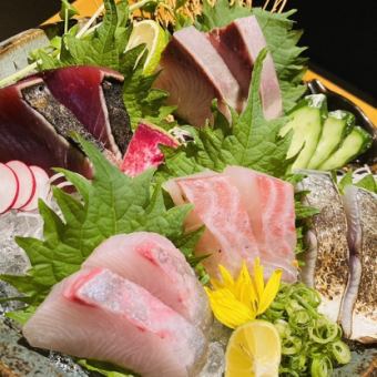 お造り五種盛り