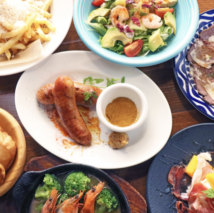 【仅限工作日！CONA套餐】2小时畅饮+7道菜。3500日元 ⇒ 3000日元！