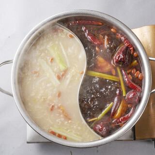 宴会・貸切に♪【黒豚・新生漢方和牛の満喫火鍋◎6120円(税込)コース◆全9品◆】　