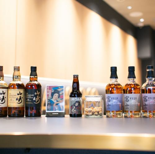 Please use it as a bar in the evening! We have a selection of rare whiskey, gin, and shochu.