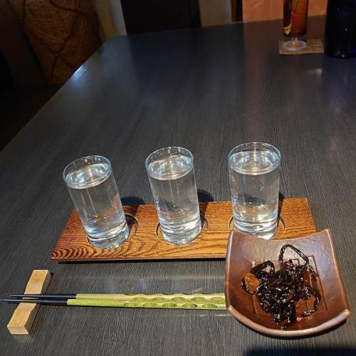 Must-see sake tasting set