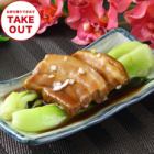 Stewed pork ribs in soy sauce