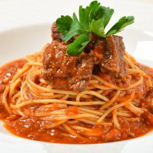 Delicious! Braised beef with bolognese sauce