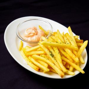 French fries and cheese sauce double size
