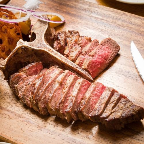 [Reservation required] Bone-in T-bone steak (fillet/sirloin)