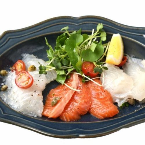 本日のお刺身カルパッチョ３種盛り合せ