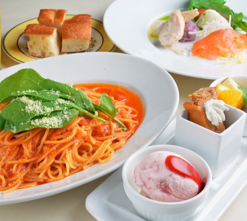 【工作日午餐】午餐套餐B，含3种甜点任选：1970日元起