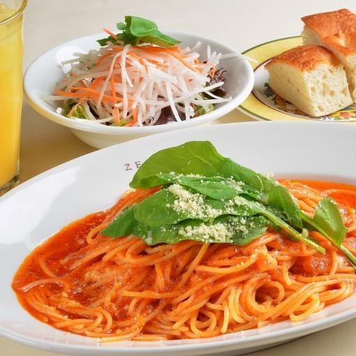 【　平日ランチ　】　選べる生パスタランチ Aセット1,860円～