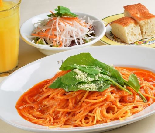 【　土日・祝日ランチ　】　選べる生パスタ ランチAセット1,860円～