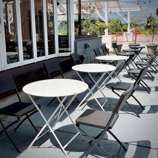 We have 20 seats on our open rooftop terrace. The rooftop is well ventilated, giving you an even more open feeling.