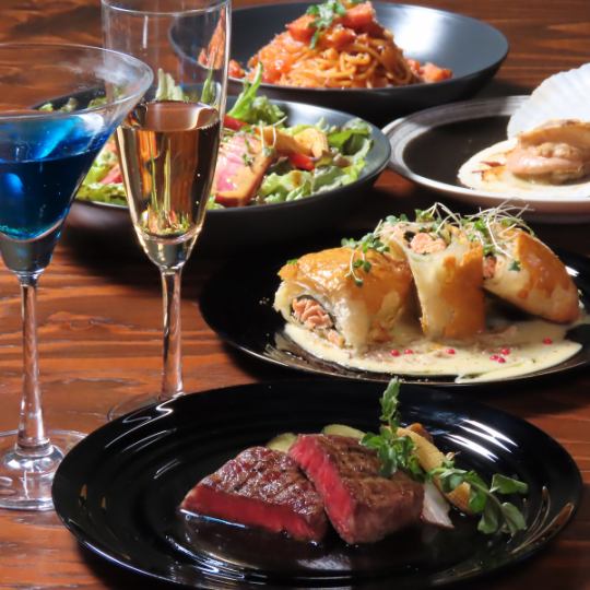 [2 hours all-you-can-drink included!] Special Espoir course, 7 dishes, 8,000 yen (tax included)