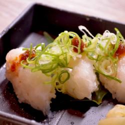 Fugu sushi (3 pieces)