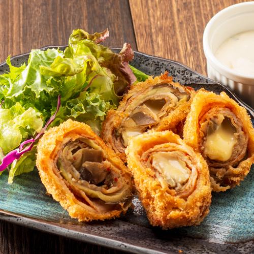 秋季茄子五花肉千層酥炸肉排