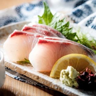 Amberjack sashimi