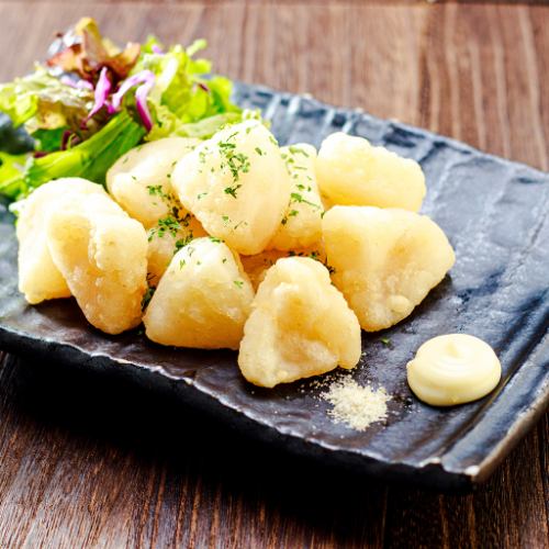 味染み大根の唐揚げ
