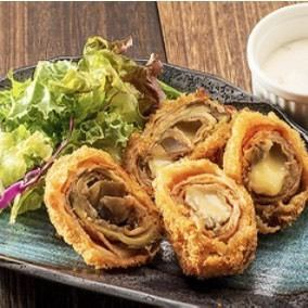 秋ナスと豚バラのミルフィーユカツ