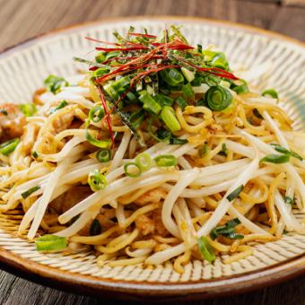 부추 간장 야키소바