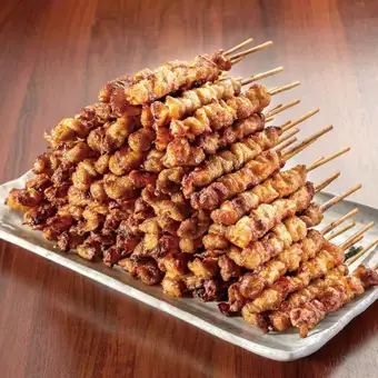 10 pieces of spiral chicken skin