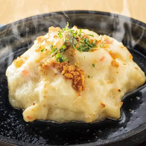 Piping hot! Anchovy potato salad
