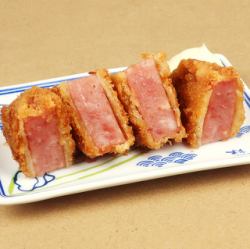 厚切りハムカツ