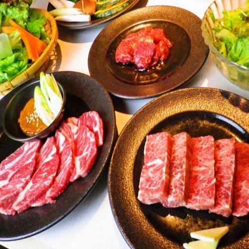 肉6品コース5500円