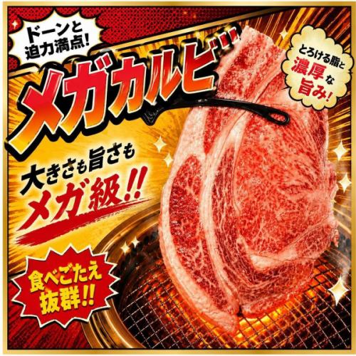 【数量限定】インパクト抜群!メガカルビ!