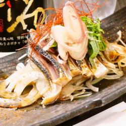 炙り鮮魚の薬味ポン酢