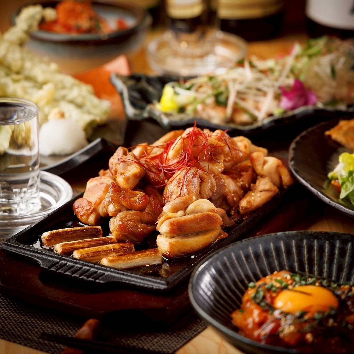 We offer a variety of specialty chicken dishes using Soushu Kohakudori chicken.