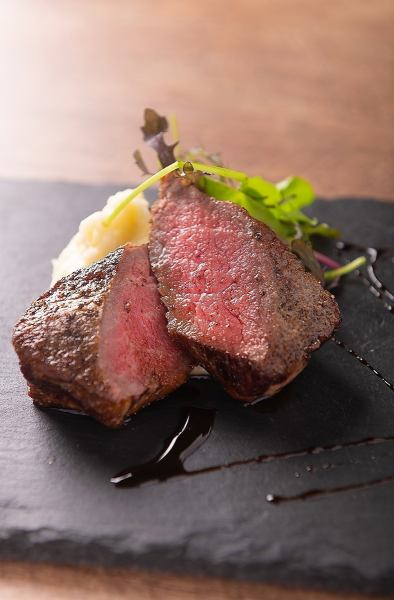 葵牛のサーロインステーキ