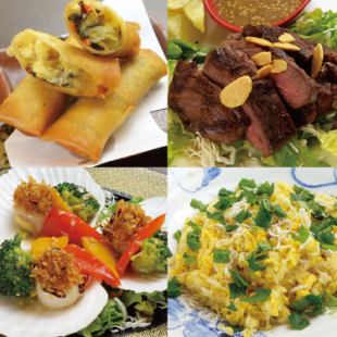 【仅限烹饪】著名的小笼包、牛肉、北海道扇贝等！春季创意中式套餐8道菜共计：4,000日元