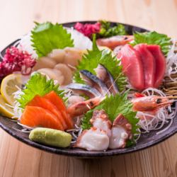 5 kinds of sashimi